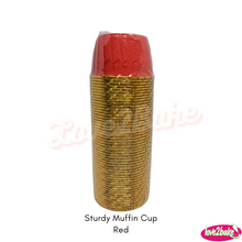 Load image into Gallery viewer, red dessert foil baking cup
