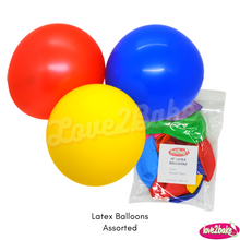 Load image into Gallery viewer, assorted latex balloons