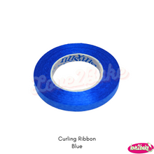 Load image into Gallery viewer, blue curling ribbon