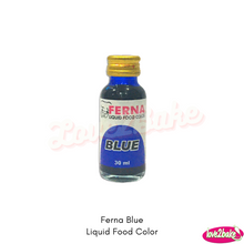 Load image into Gallery viewer, ferna liquid food color blue