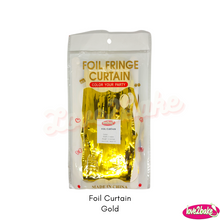 Load image into Gallery viewer, gold foil curtain