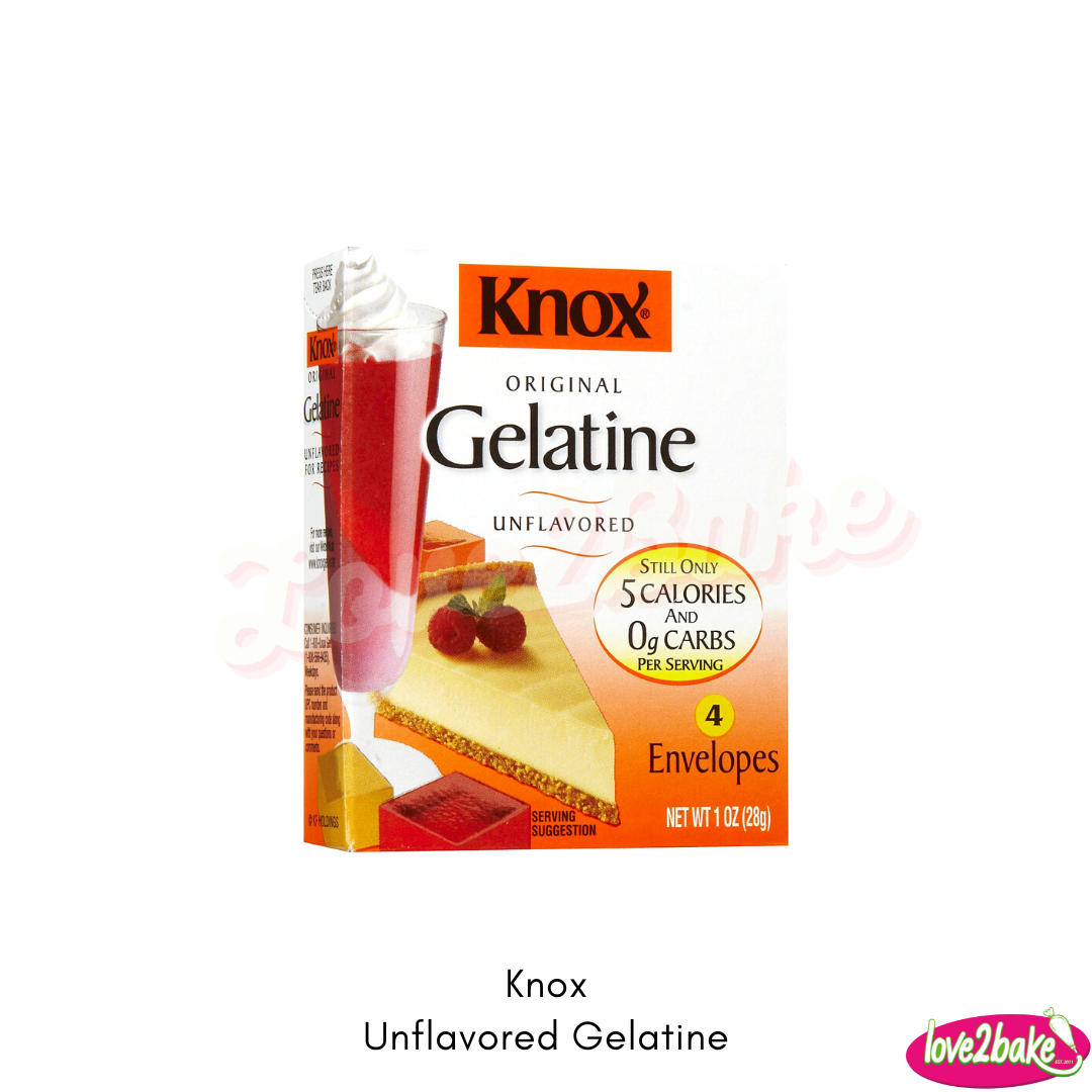 Knox Unflavored Gelatine Love2Bake Philippines
