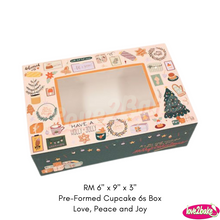Load image into Gallery viewer, RM 6&quot; x 9&quot; x 3&quot; Pre-Formed Cupcake 6s Box

