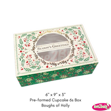 Load image into Gallery viewer, RM 6&quot; x 9&quot; x 3&quot; Pre-Formed Cupcake 6s Box
