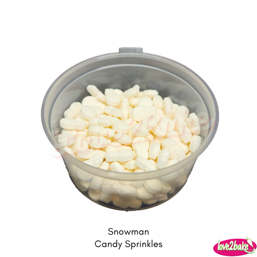 snowman candy sprinkles