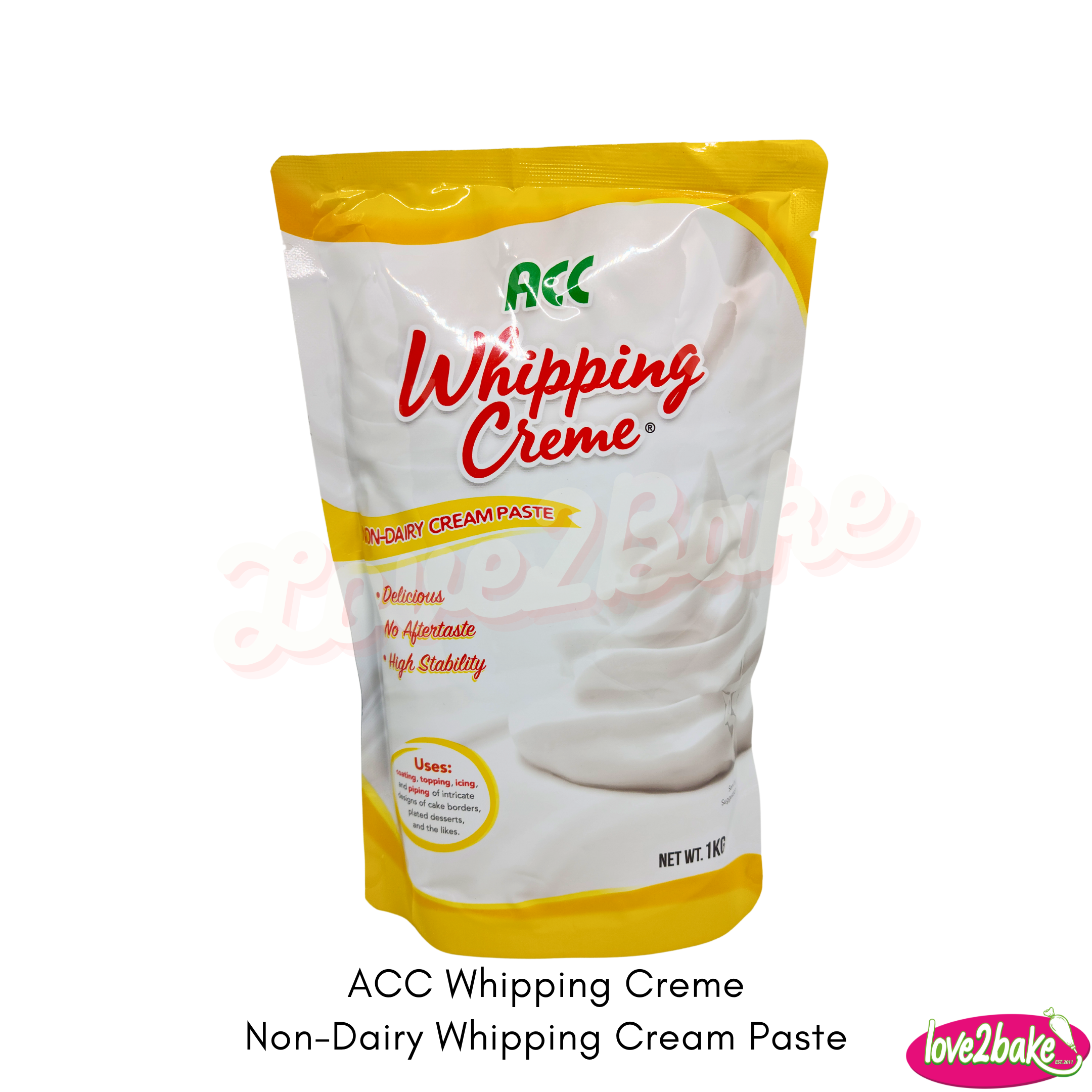 ACC Whipping Creme NonDairy Whipping Cream Paste Love2Bake Philippines