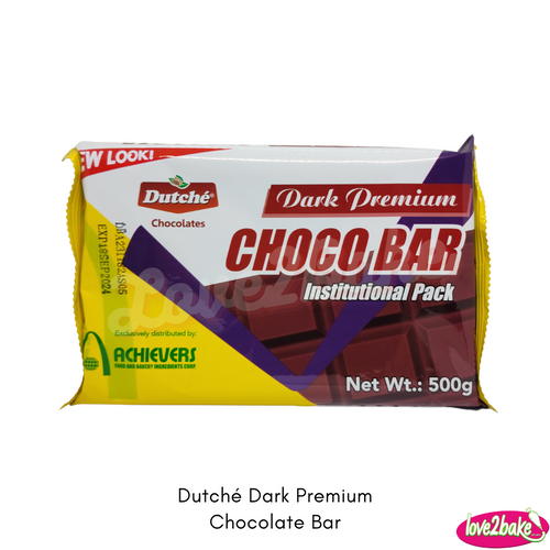 dutche dark chocolate bar