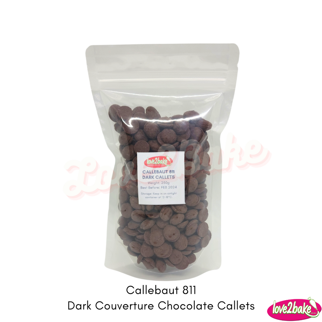 callebaut 811 couverture callets chocolate