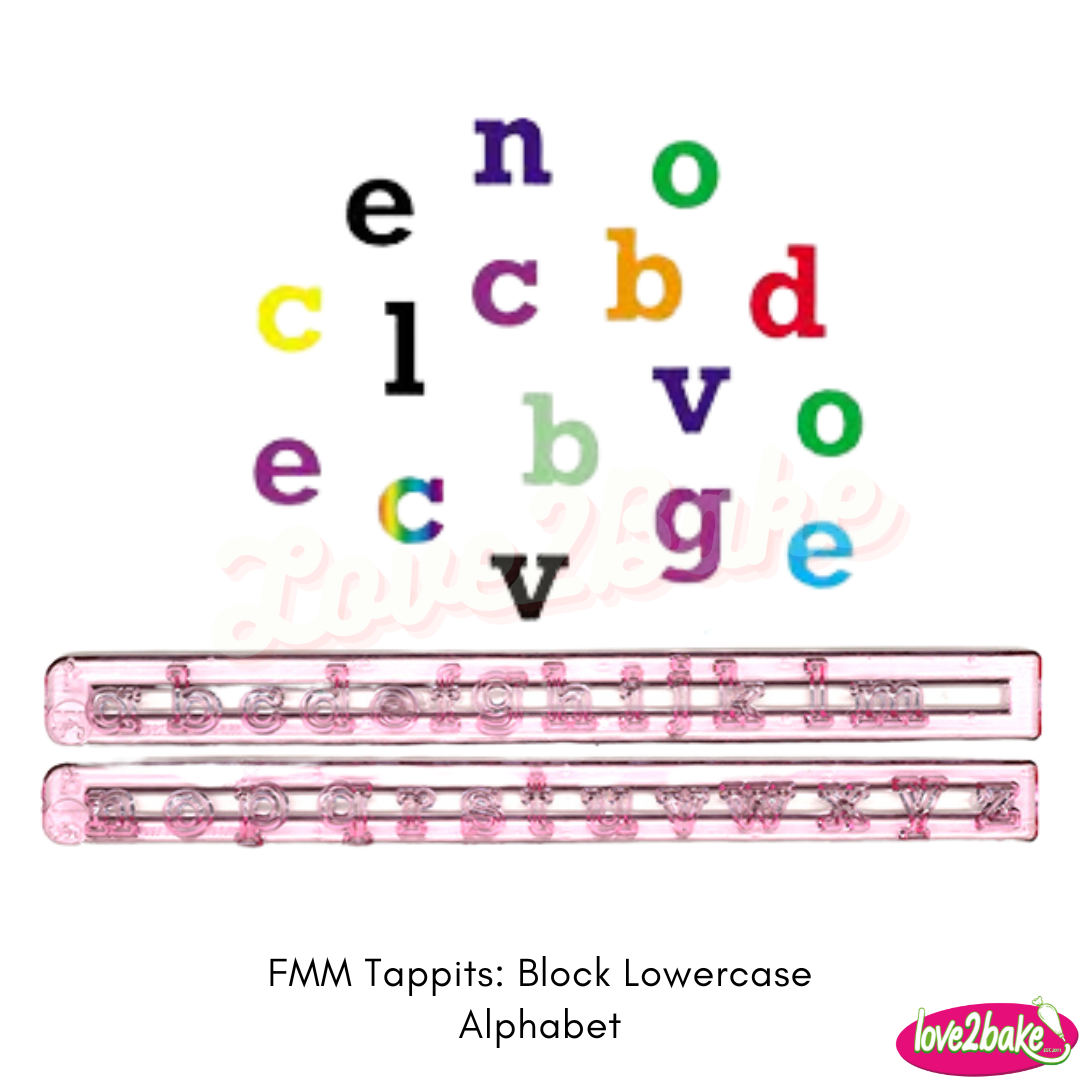 FMM Tappits: Block Alphabet & Number – Love2Bake Philippines