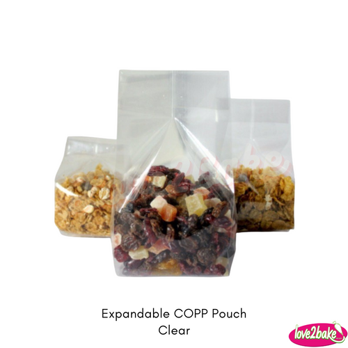 copp clear expandable pouch