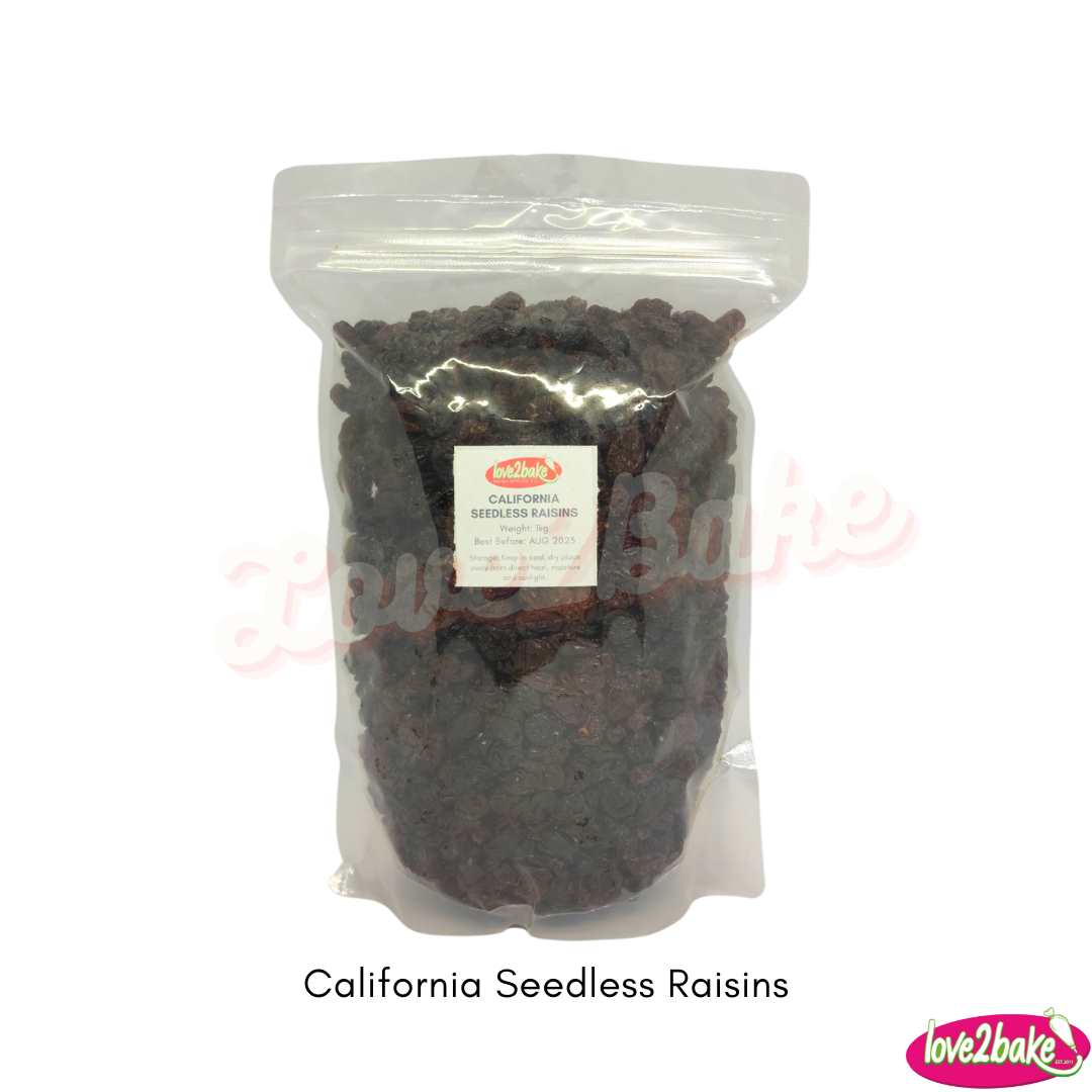 California Seedless Raisins Love2Bake Philippines