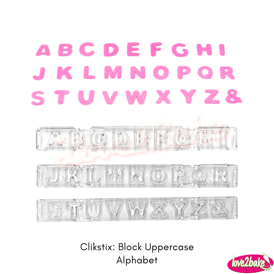 Clikstix: Block Alphabet – Love2Bake Philippines
