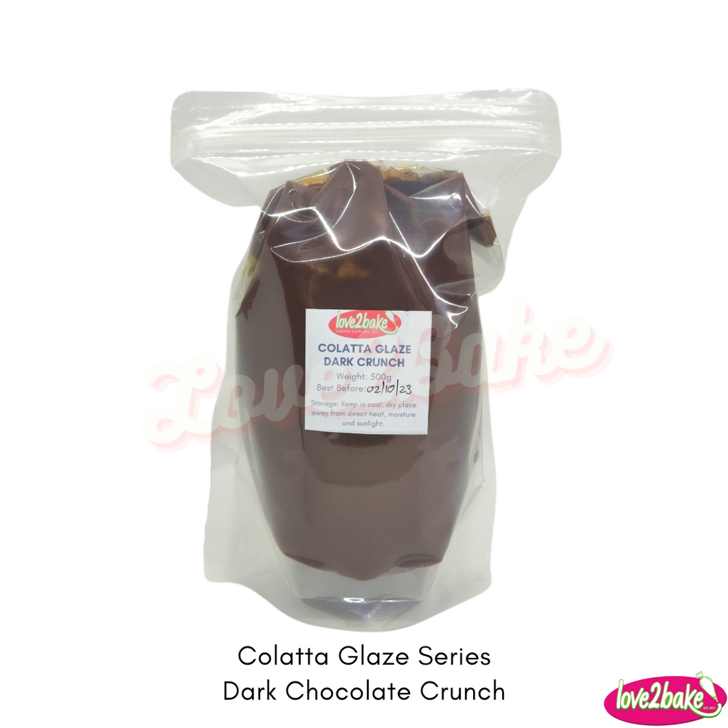 colatta dark crunch glaze