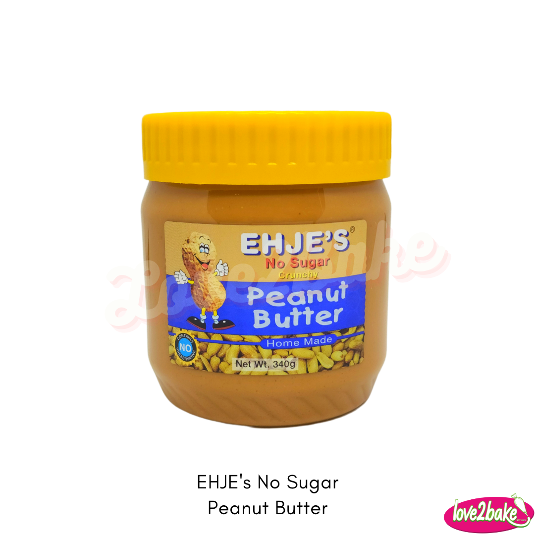 EHJE'S No Sugar Crunchy Peanut Butter Love2Bake Philippines