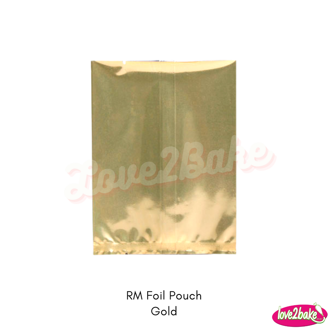 rm gold foil pouch