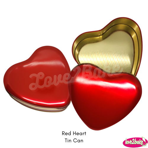 red heart tin can
