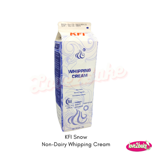 kfi snow non dairy whipping cream