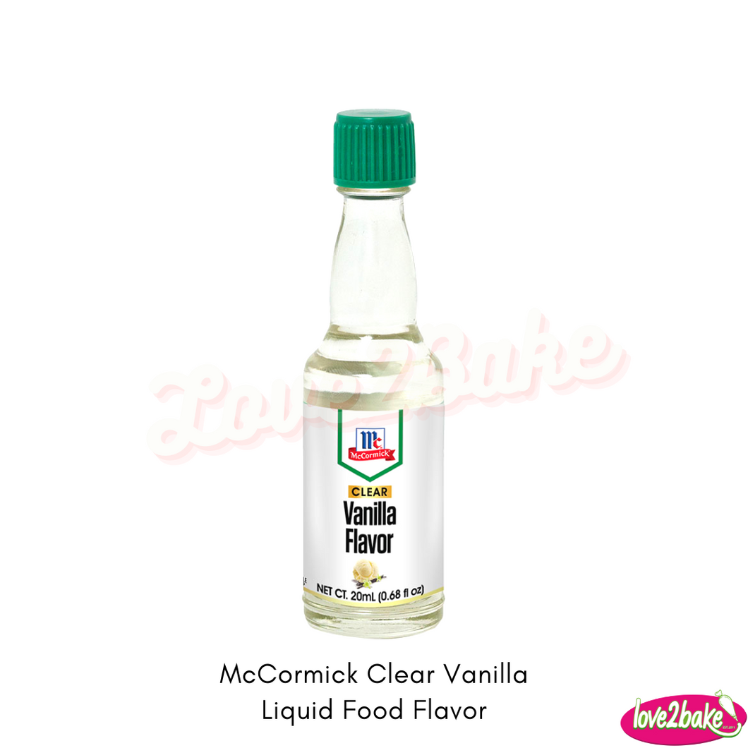 mccormick clear vanilla flavor