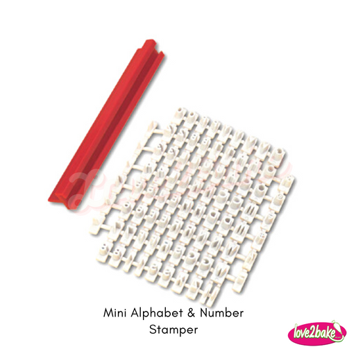 mini alphabet and number stamper