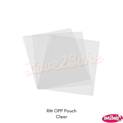 rm opp clear plastic pouch
