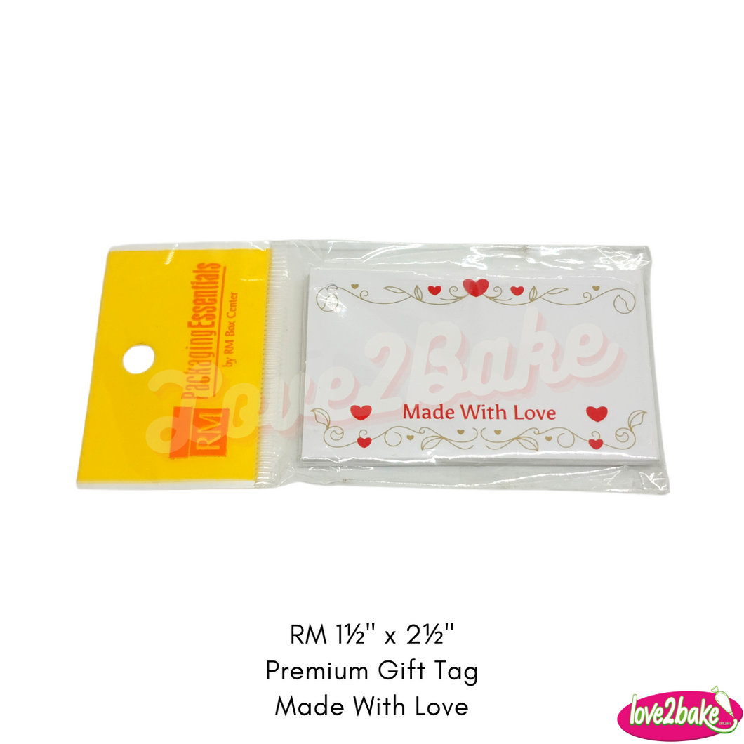 valentines premium gift tag