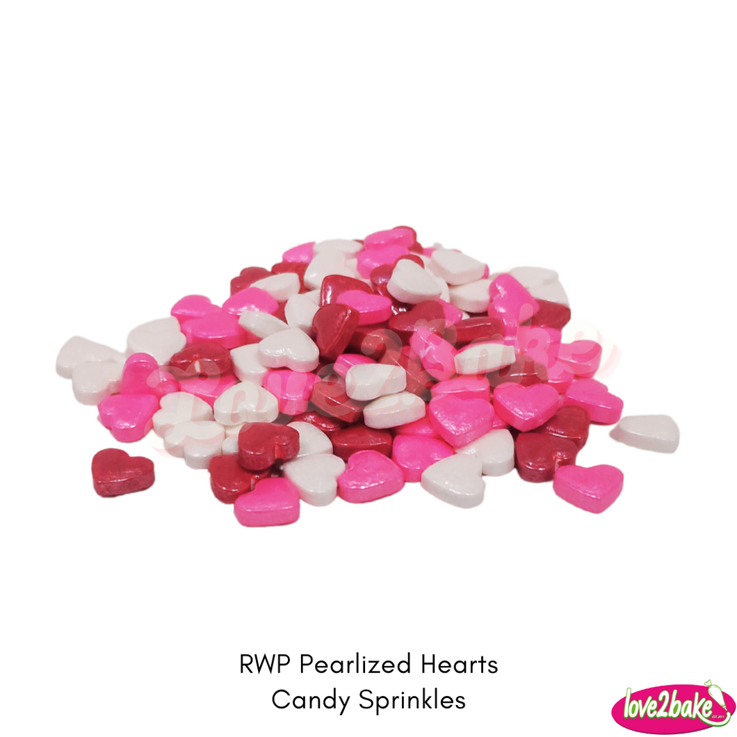 rwp pearlized hearts candy sprinkles