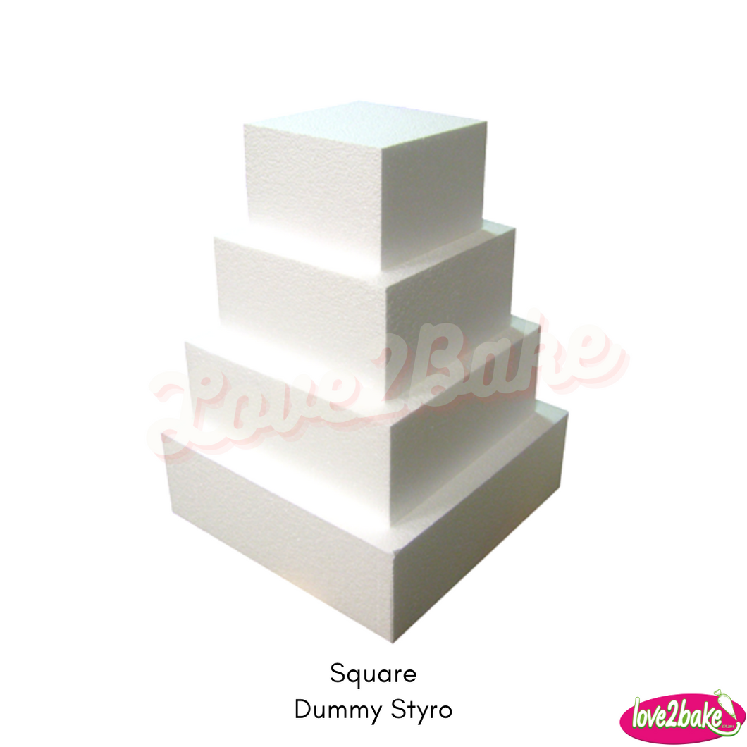 square dummy styro