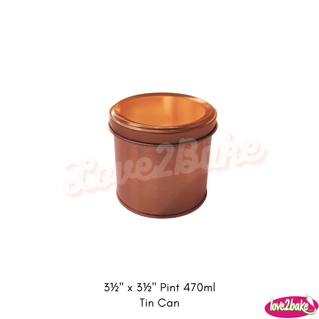Food Grade Bronze Tin Can – Love2Bake Philippines