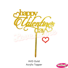 Load image into Gallery viewer, valentines themed acrylic topper
